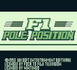F1 Pole Position screenshot 3 for GameBoy